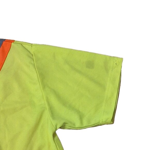 👠 5 for $25 FORCEFIELD Hi VIS SHORT SLEEVE SAFETY SHIRT SIZE LARGE - Picture 7 of 7